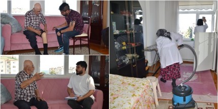 Atakum Belediyesi Ekipleri 'Evde Destek' Mesaisine Devam Ediyor